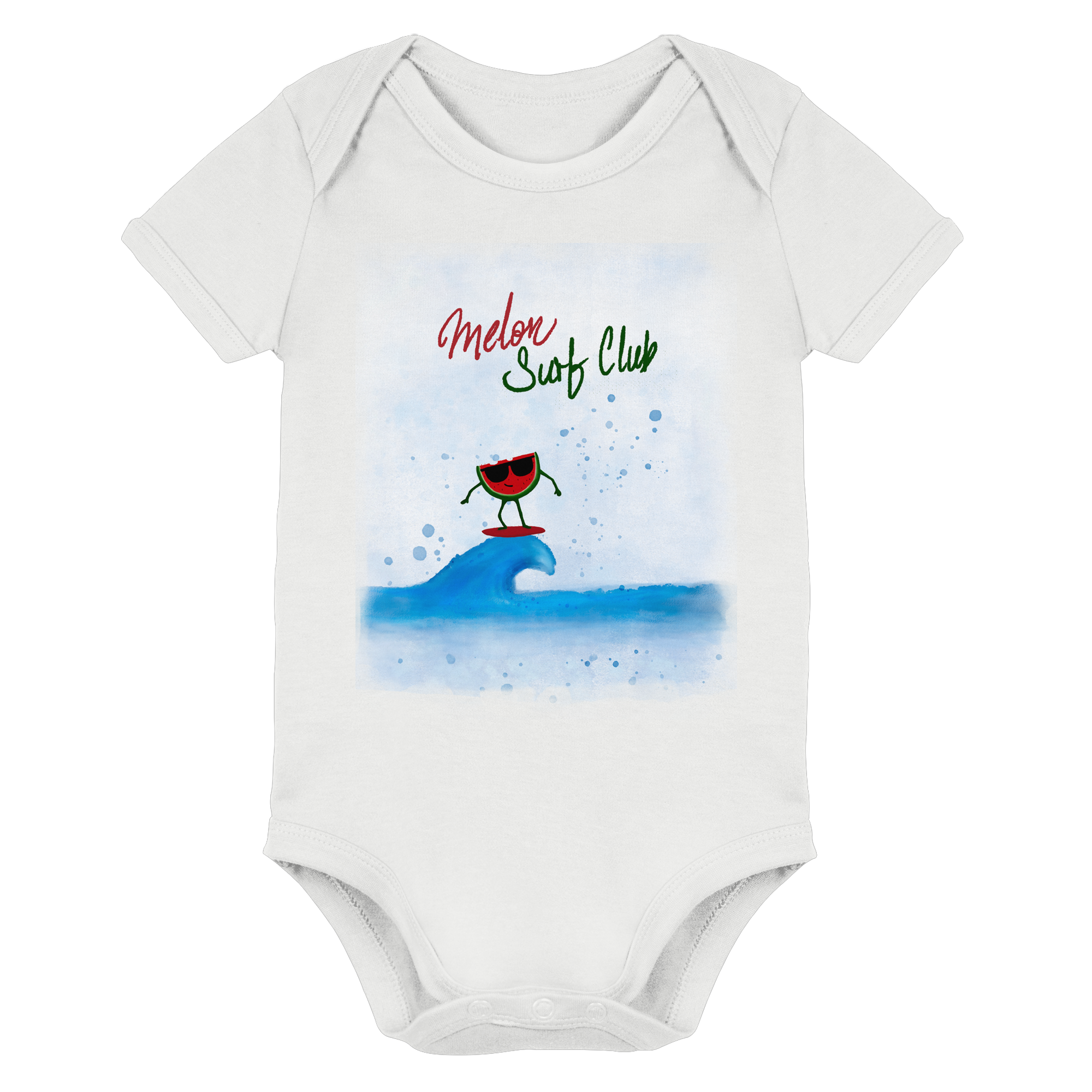 Melon Surf Club - Organic Baby Bodysuit