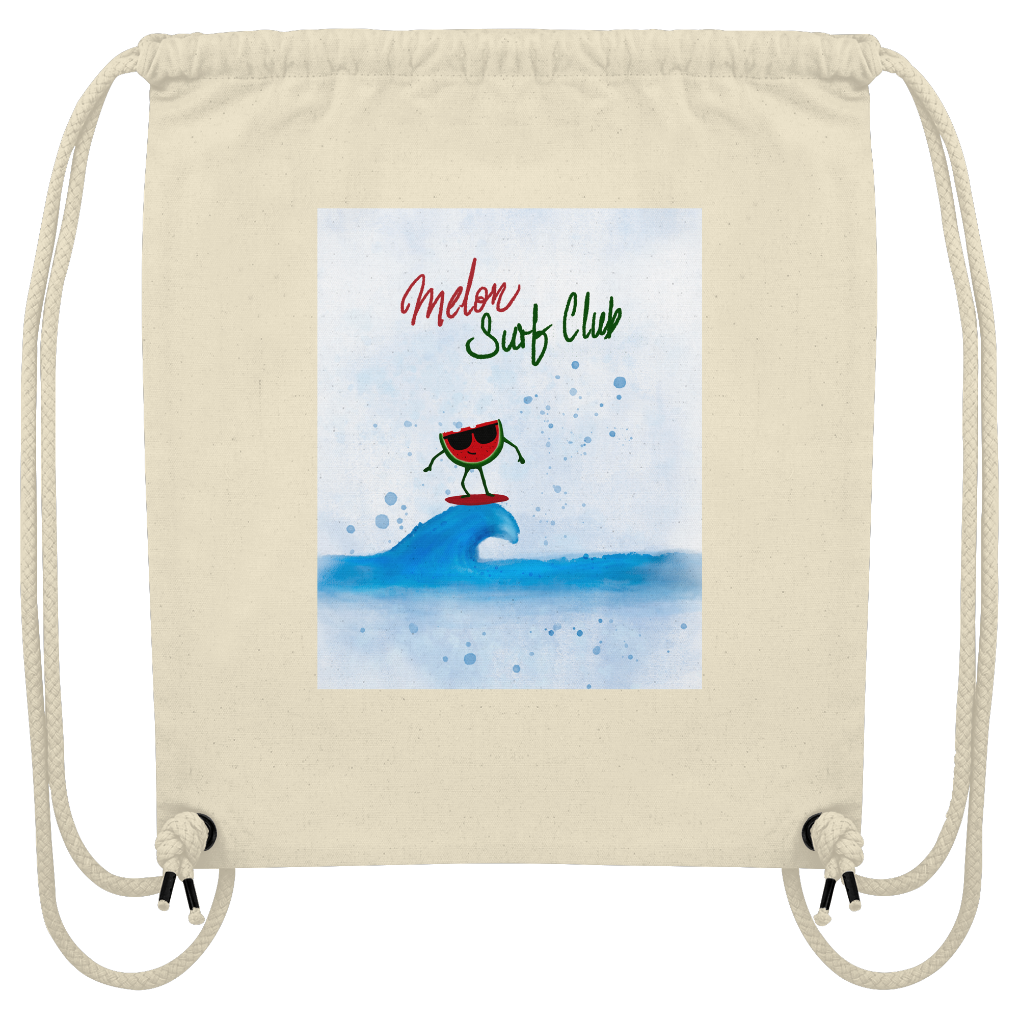Melon Surf Club - Organic Gym-Bag
