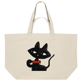Schwarze Katze - Organic Shopping-Bag