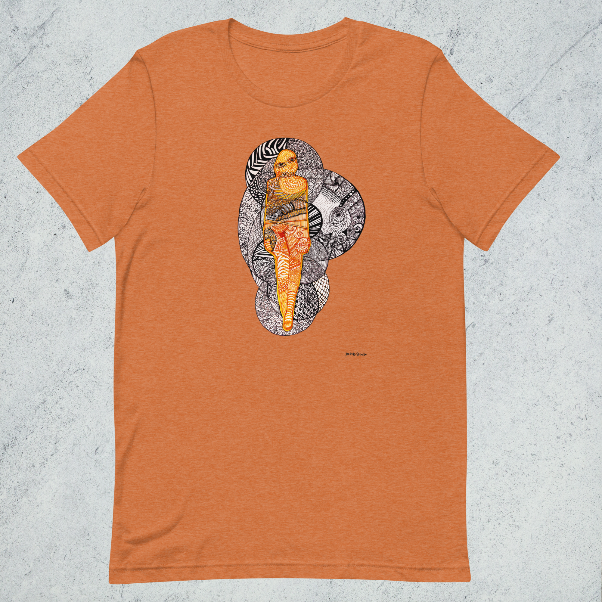 graphic illustration t shirt artistic figure design minimalist art shirt jupek studio