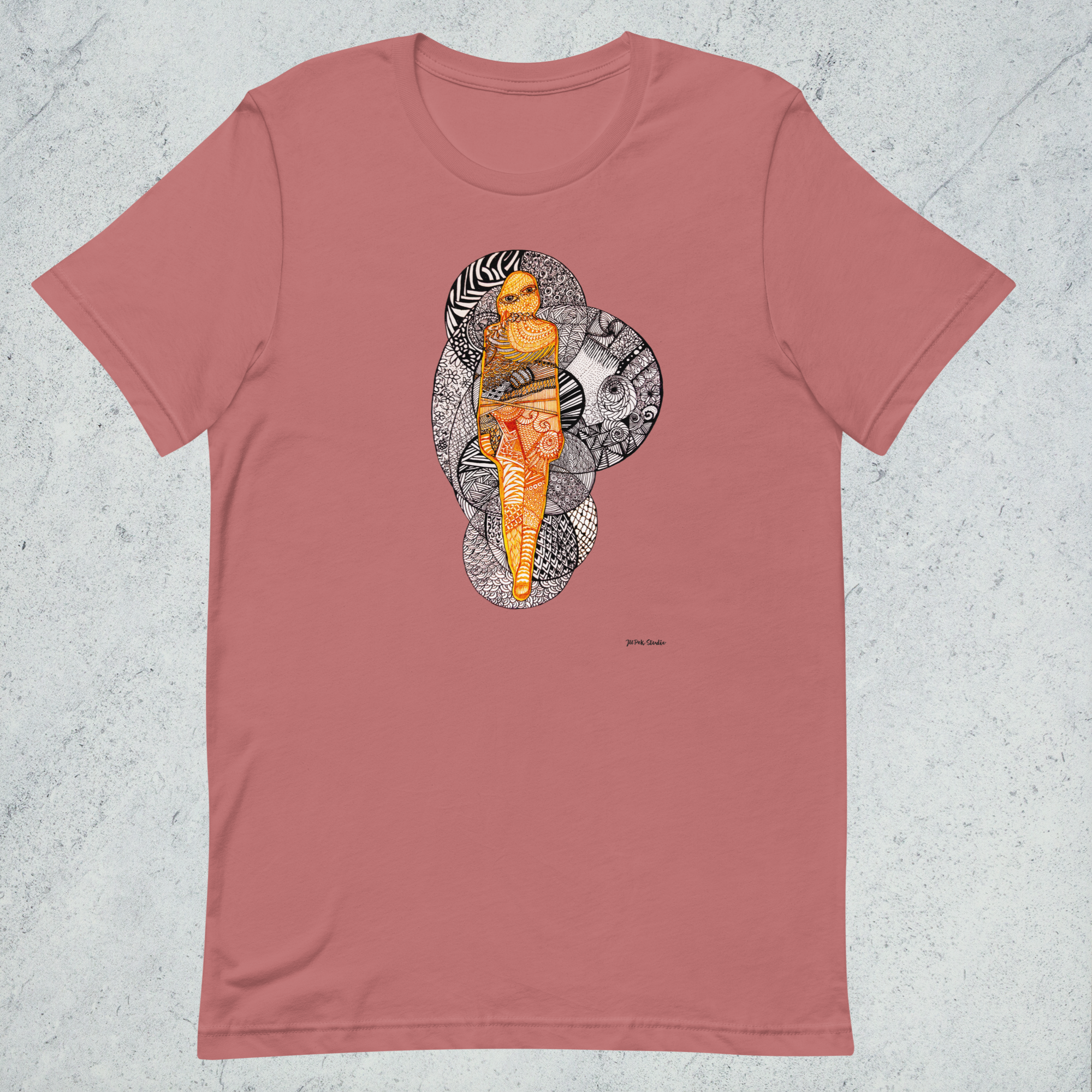 graphic illustration t shirt artistic figure design minimalist art shirt jupek studio