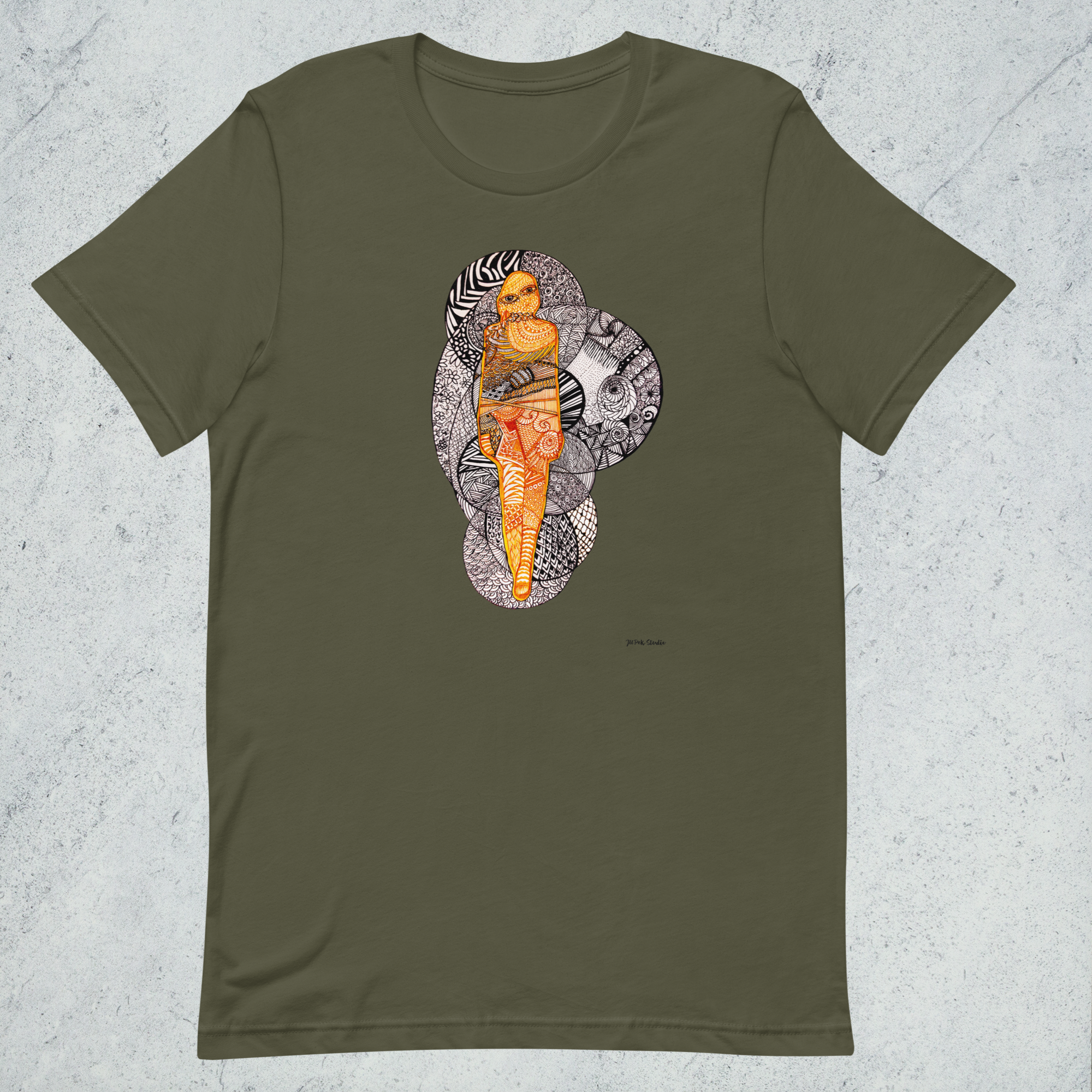 graphic illustration t shirt artistic figure design minimalist art shirt jupek studio