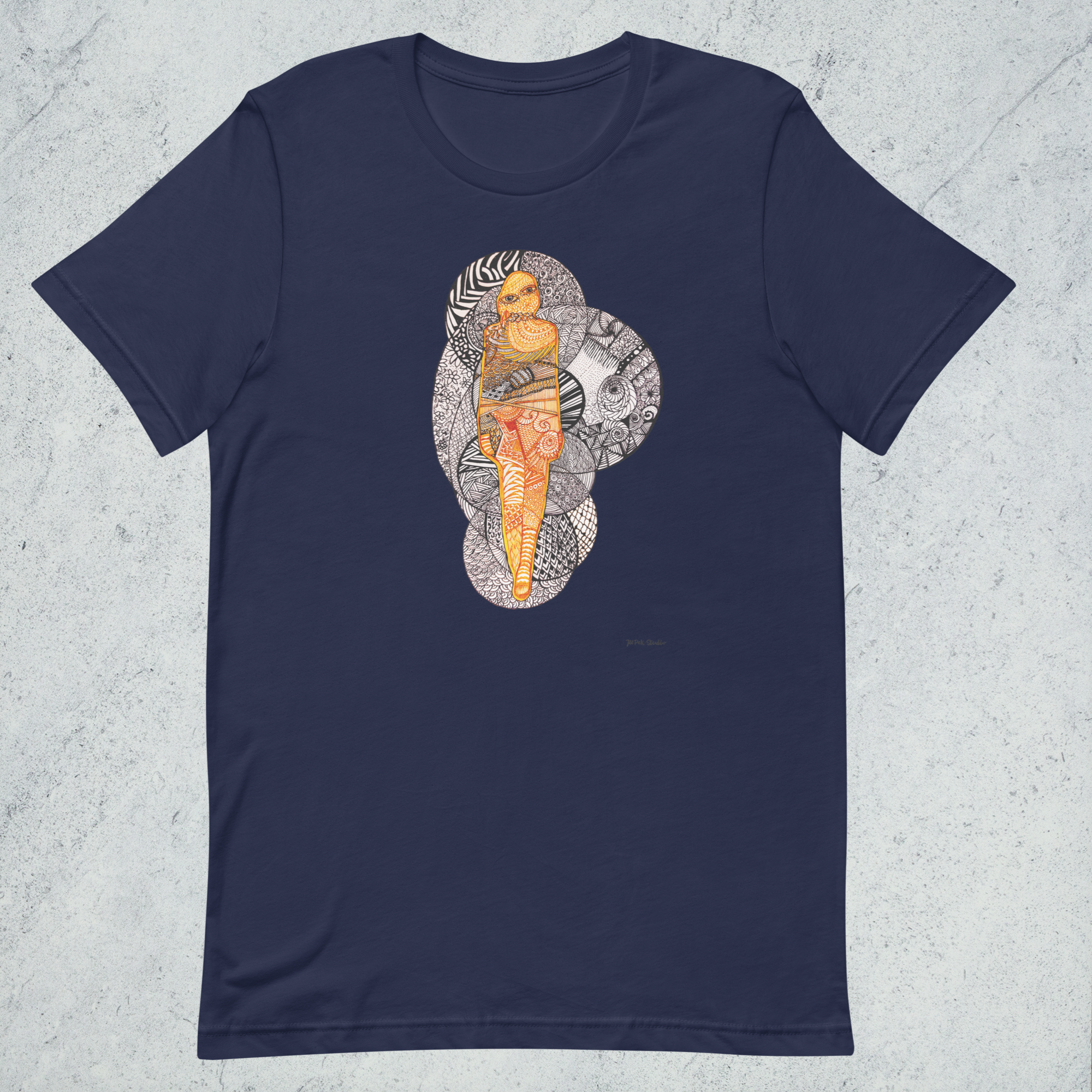 graphic illustration t shirt artistic figure design minimalist art shirt jupek studio