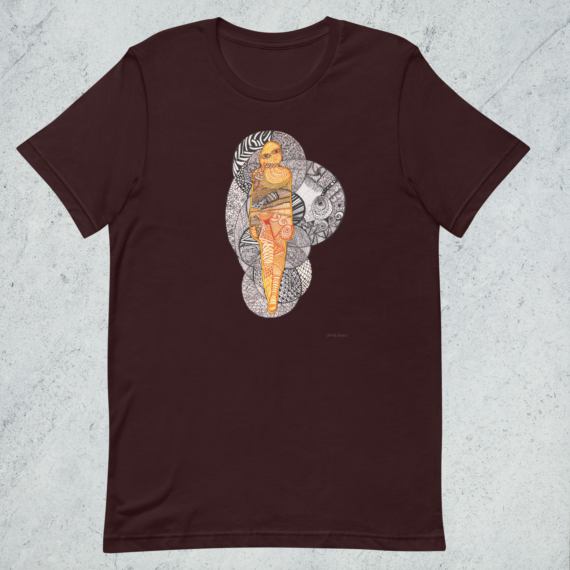 graphic illustration t shirt artistic figure design minimalist art shirt jupek studio