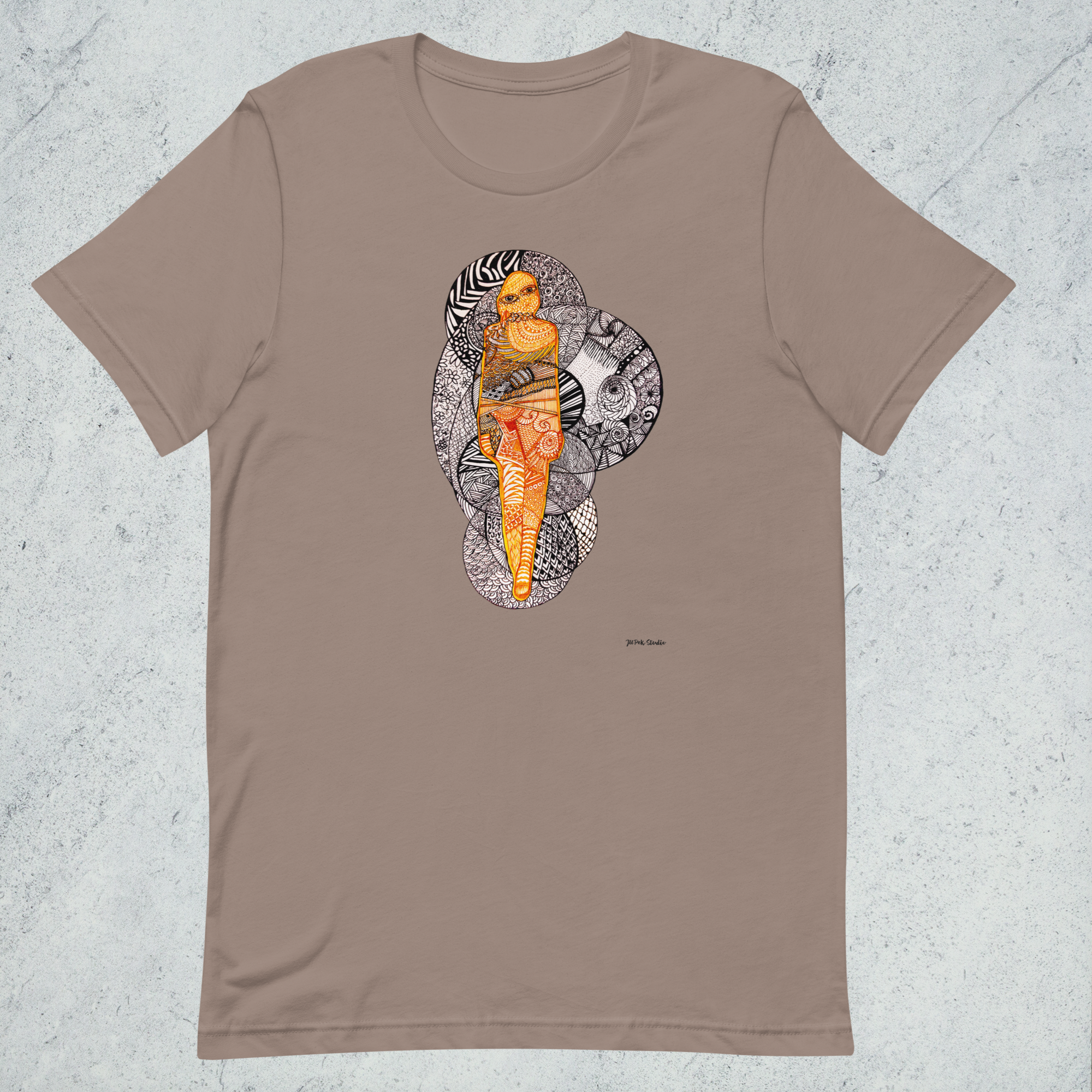 graphic illustration t shirt artistic figure design minimalist art shirt jupek studio