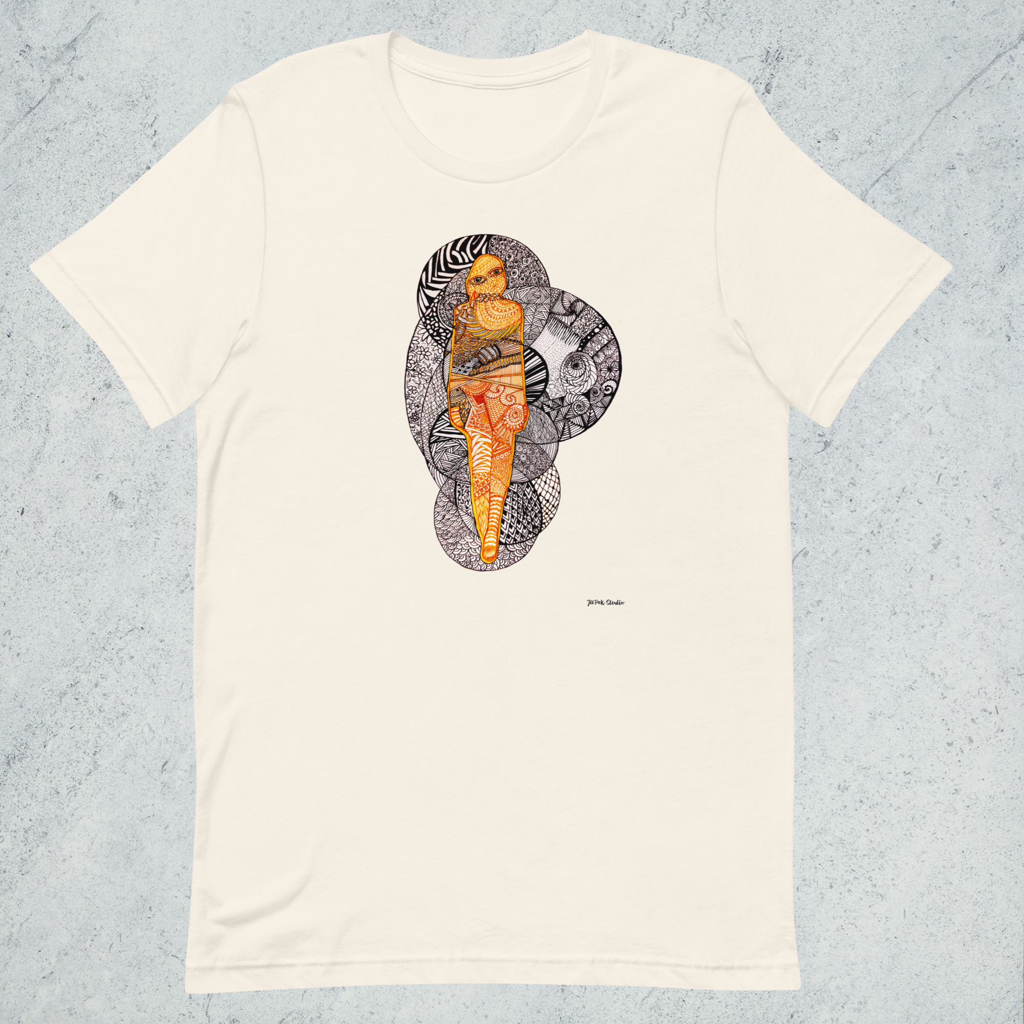 graphic illustration t shirt artistic figure design minimalist art shirt jupek studio